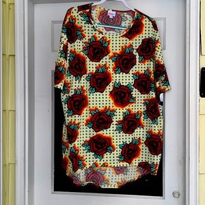 Women’s Rose Lula Roe Tunic Sz L